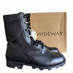 Wideway Military Tactical Combat 8 Inch Shaft Lace Up Men's Boot Size 12 #24256